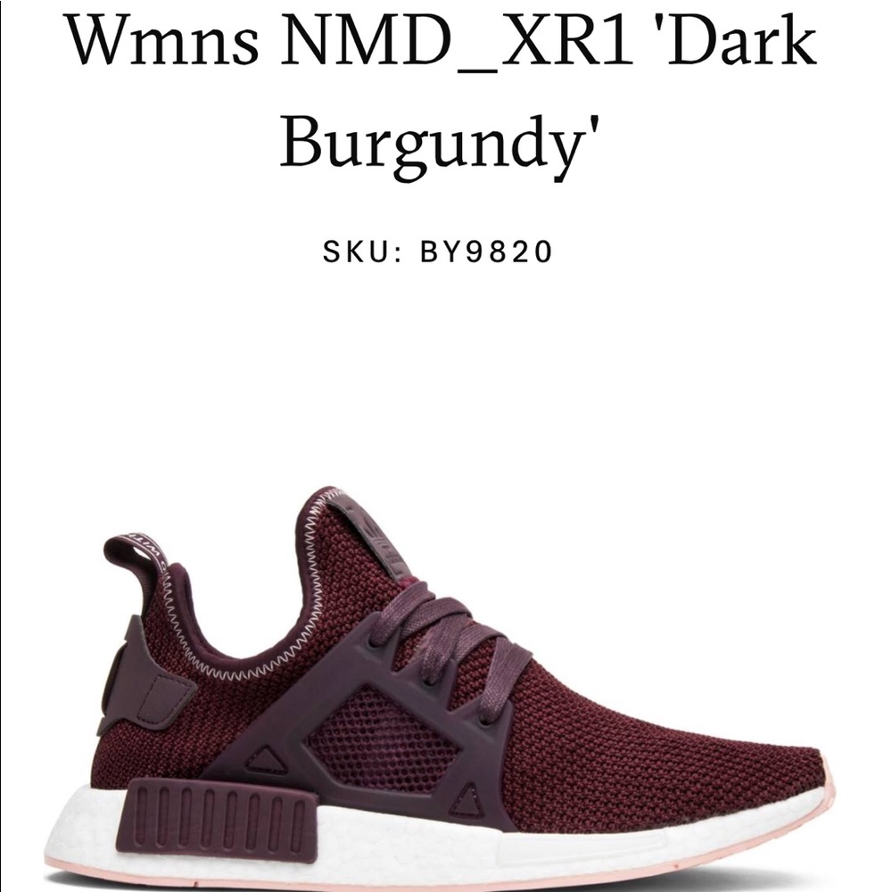 Wmns NMD_XR1 'Dark Burgundy SIZE 6.5/7